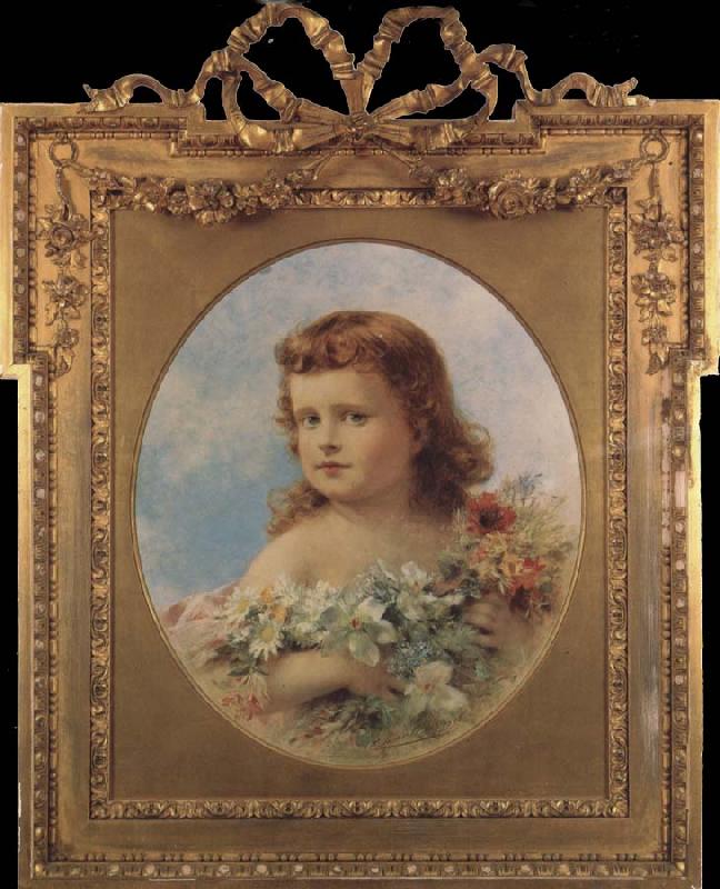 Theobald Chartran Portrait of Martha Howard Frick oil painting image